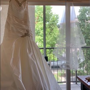 Fingertip Illusion Two Teir Veil